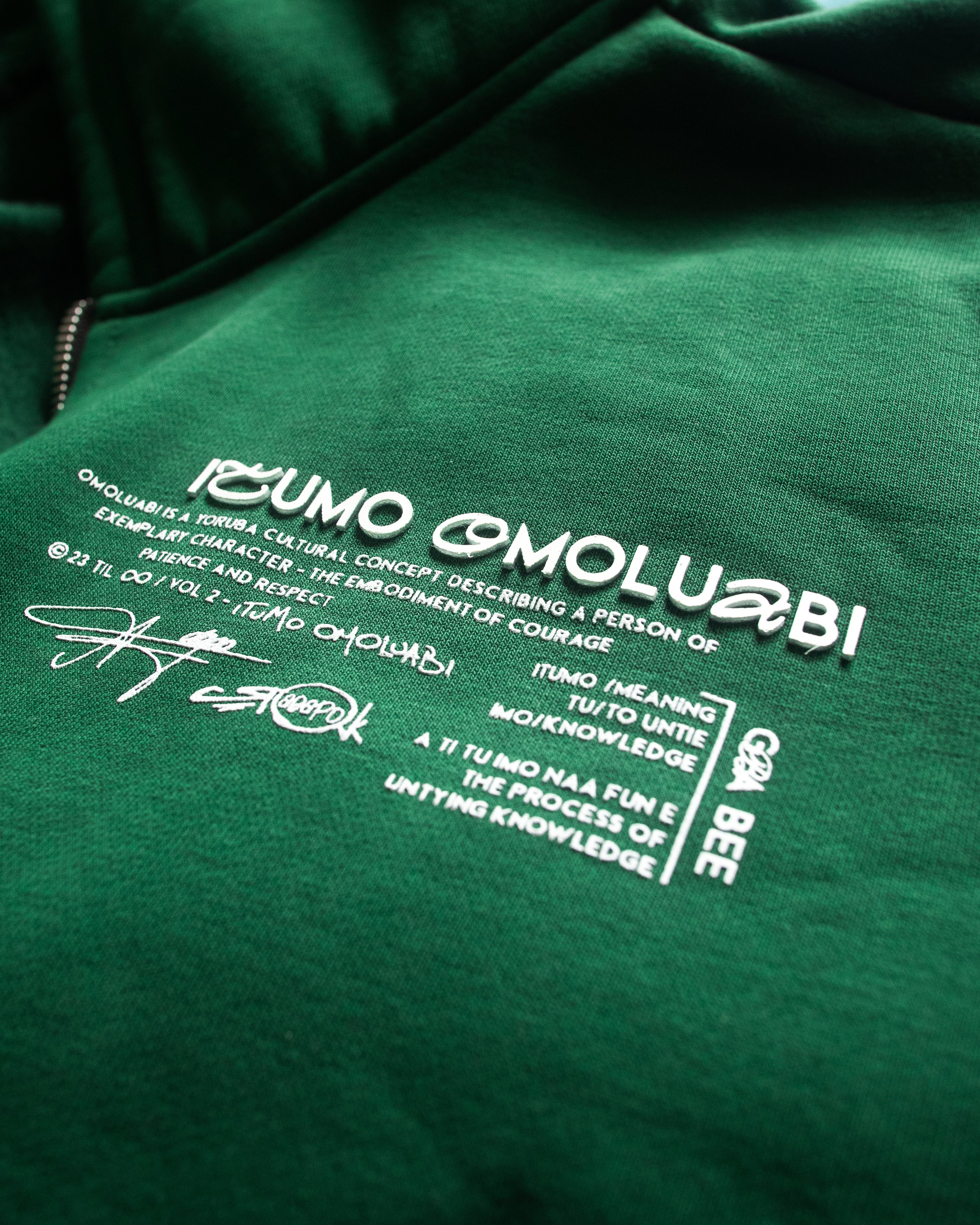 Ọmọlúàbí Green Hoodie